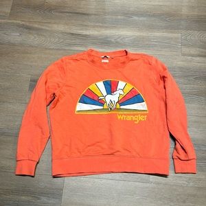 Orange sweatshirt